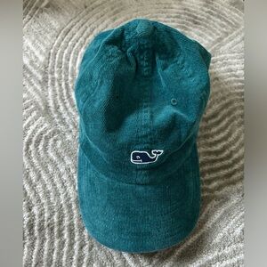 Vineyard Vines Green Corduroy Hat